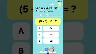 All around Quizz | Can You Solve This? 039 Test Your Math Skills #allaroundquizz #quiz #test #maths