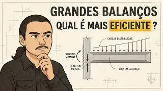 Qual método é mais eficiente para grandes balanços - Eng Estrutural