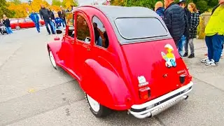 Citro&euml;n 2CV Ente mit Sportauspuff beim 6. Untersiemauer Oldtimer Treffen 2025