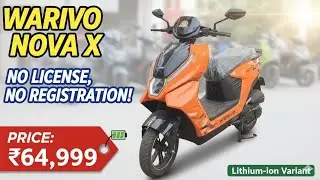 Best Electric Scooter Under ₹65,000! 😮 ⚡ Warivo Nova X  Detailed Review 2026 #electricvehicle #2026 