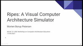 Ripes: A Visual Computer Architecture Simulator