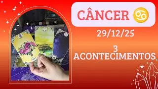 CÂNCER ♋ 29/12/25 Processo de cura lindo e profundo 💫