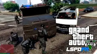 GTA 5 SWAT Team Patrol - LSPDFR 0.2b Police Mod #13