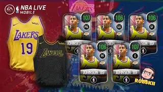 FULL MAGIC JOHNSON LINEUP GAMEPLAY!! | NBA Live Mobile S4 Ep.43
