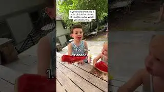 Watermelon Obsessed Kids | Mom Life Fruity Favorites #fok #toddlermom #boymom