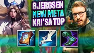 BJERSEN TRIES NEW META KAI'SA TOP! - TL Bjergsen Plays Kai'sa Top vs Akshan! | Season 2022