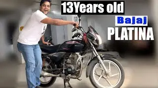 Starting 13 YEAR old Bajaj platina after 10 months | Old Bajaj platina | jatinsharmavlogs