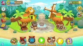 Bloons Tower Defense 6: Totem Collection Event Grinding Episode 3, Dark Dungeons Hard