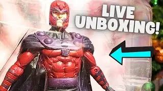 Marvel Select Magneto UNBOXING LIVE Christmas 2023