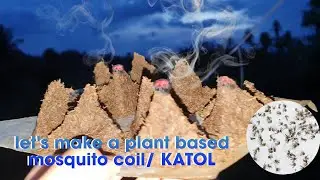 How To Make A Plant Based Mosquito Coil/ Katol para sa lamok