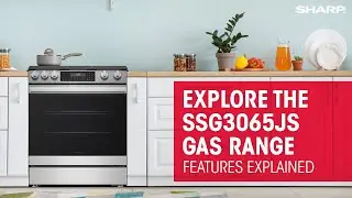 Explore the Sharp SSG3065JS Gas Range with 5 Burners, Air Fry & More
