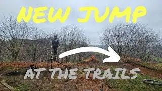 New jump at the trails (20 ft)
