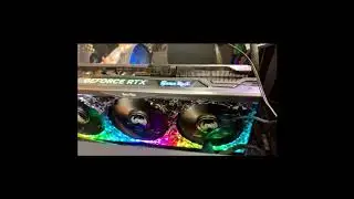 Palit 4090 GameRock - слабая подсветка