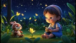 Five Sleepy Fireflies Blinking Softly | English Nursery Rhyme | Kids Songs | Baby Music