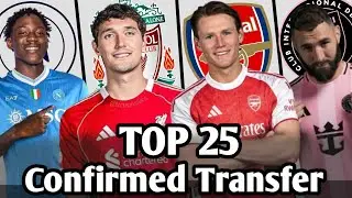 Top 25 Confirmed Winter Transfer News 2025,✅ FT. BENZEMA TO INTER MIAMI, MAINOO TO NAPOLI...🤯🔥