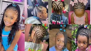 🔥💯2025 Best Little Girls Cornrow Braids Hairstyles Ideas | Cute kids Hairstyles ❤️💯 #hairstyles