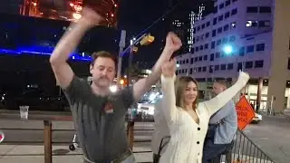 Alinity learns moves from pro dancer Rich Campbell