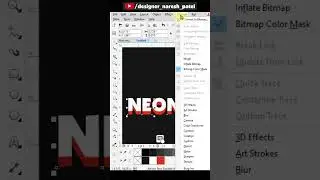 Neon Effect in Coreldraw 2023 | Short Toturial