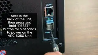 Areca 8050 Quick RAID Set Up