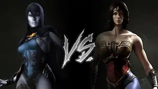 Injustice Gods Among Us - Raven Vs. Wonder Woman (VERY HARD)
