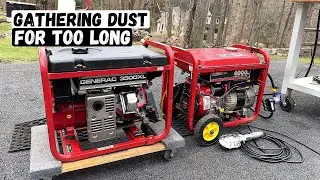 Two Generac XL Generators - One Locked Up, The Other Low Compression - Will They Run Again?