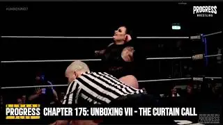 UNBOXING VII The Curtain Call: Overconfident Lana Austin celebrates during the THUNDERBASTARD Match