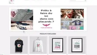 Presentation du site web MALL974.FR   Vendre un produit Cr&eacute;ation