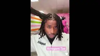 Arrogant Tae as been locked in with Prettybelledreads 7 months. #arroganttae #locstyles