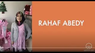 Final Results - Miry&rsquo;s List Bed Fund for Refugees - presented by Rahaf