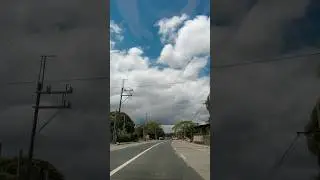 Beautiful clouds on the sky. #clouds #road