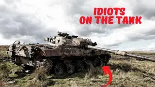 Idiots on the tank  | military equipment accident | compilation