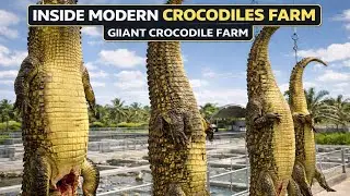 Inside Modern Crocodile Farms &ndash; Advanced Crocodile Farming and Meat Processing Factory