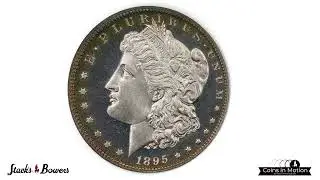 1895 Morgan Silver Dollar. Proof-63 (NGC). OH.