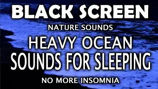 The waves calm down at night 🌊😴 Gentle Ocean Sounds For Deep Sleep