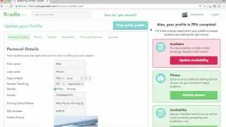 GoRoadie - Update Availability