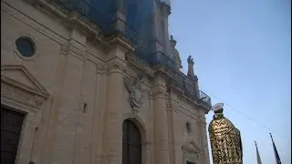 Giarratana 28 Luglio 2023 , riapertura al culto della basilica di S.Antonio Abate