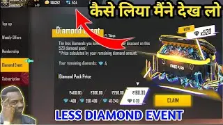 Less Diamond More Discount in Free Fire || Less Diamond More Discount Event in Free Fire