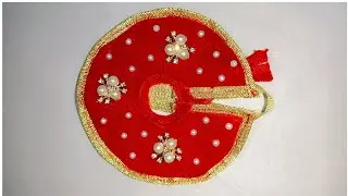 Velvet heavy dress making for laddugopal/winter dress making for radharani/Laddugopal at home #diy 