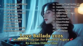 Love Ballads 2026 🎵 Romantic Playlist for Peaceful Nights & Soft Emotions #music #lovesong
