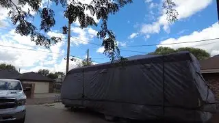 RVMasking 600D Top Waterproof RV Travel Trailer Cover for 15'1