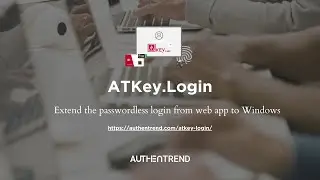 ATKey Login | Passwordless Windows login experience