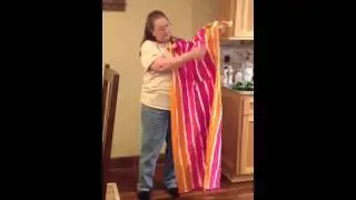 Beach towel backpack