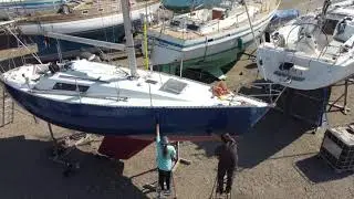 14 - Projet ALAMA - Refit boat, Peinture extérieur - voilier First 30 - Sailing ALAMA