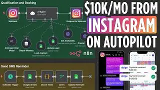 This AI Agent Turns Instagram Comments & DMs into Sales and Calls (No Code n8n Tutorial)