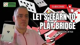 Bid with Me #703 Learn to Bid and Play Bridge Like a Pro #bridge #bridgegame #cardgame