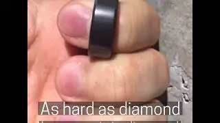 Elysium Black Diamond Wedding Rings