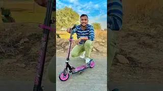 Two wheel foldable kick scooter unboxing #shorts #scooter #toys