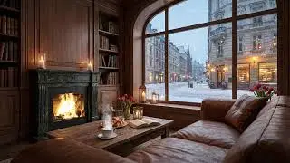 Boost Your Study Productivity With Cozy Winter Caf&eacute; Ambience & Jazz 🎧