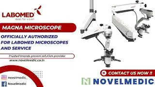 Labomed Magna Microscope with Continuous Magnification & ABA  - Novelmedic Labomed Authorized