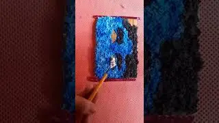 Krishna eyes texture art|how to draw krishna eyes|#trending #youtubeshorts #viral #krishna #paper..